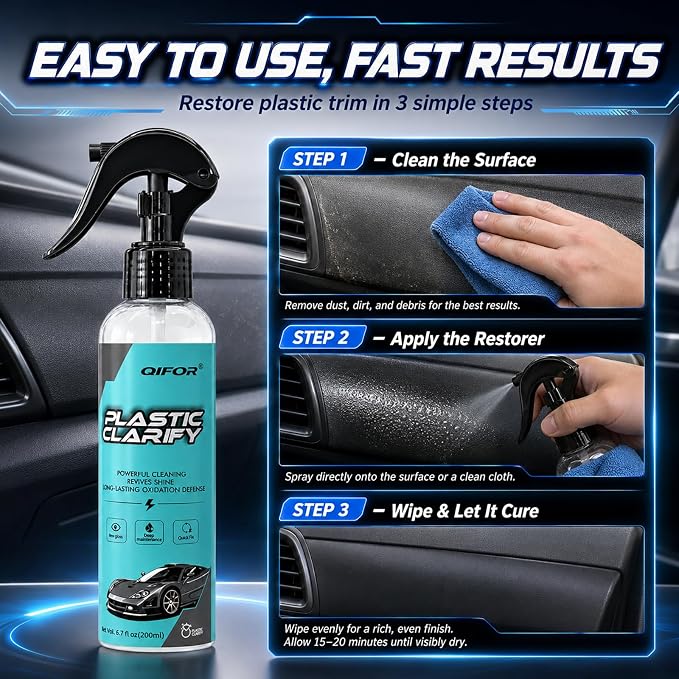 AutoRevive™ – Brings old plastic & rubber back to life