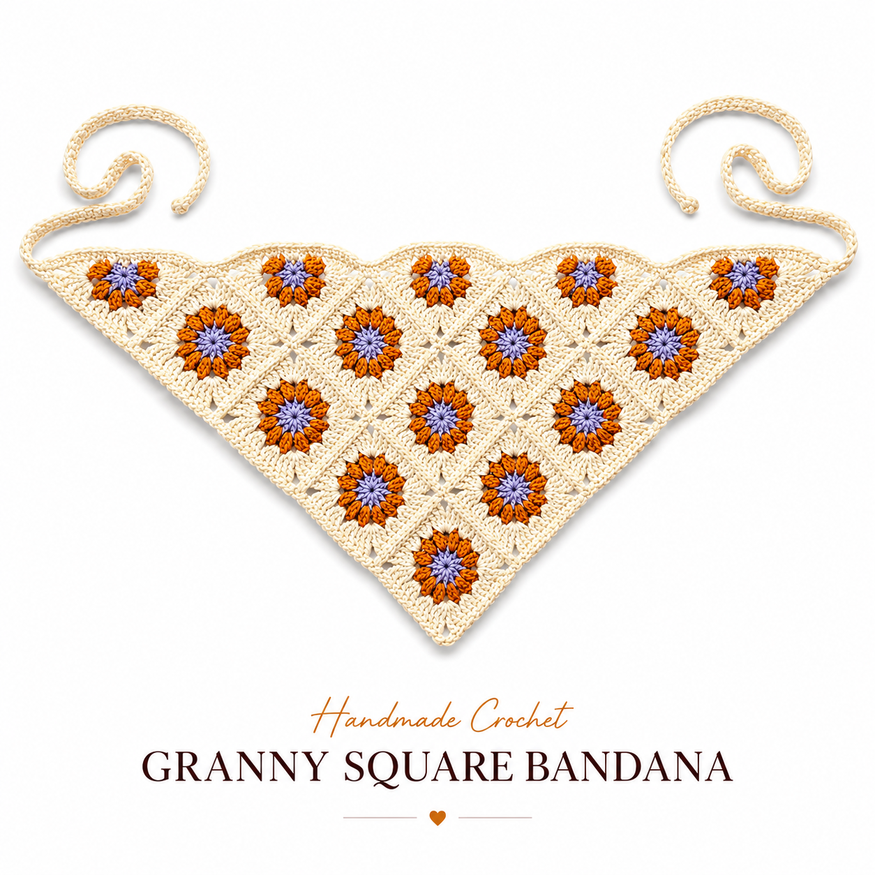 Crochet Floral Head & Waist Bandana