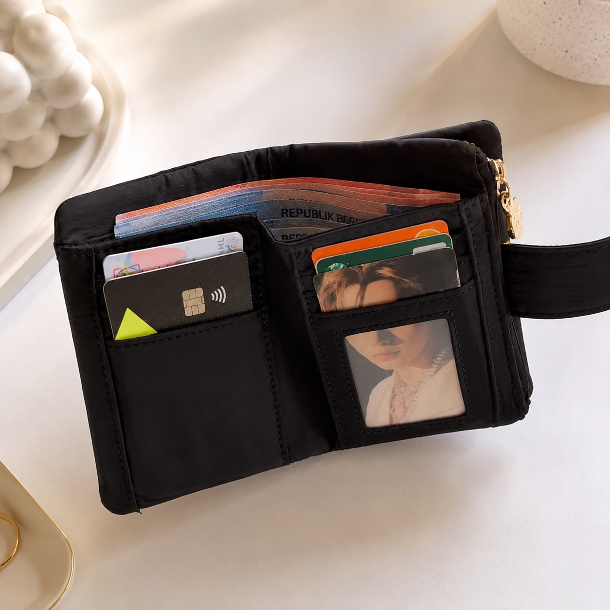 Premium Puffer Mini Wallet