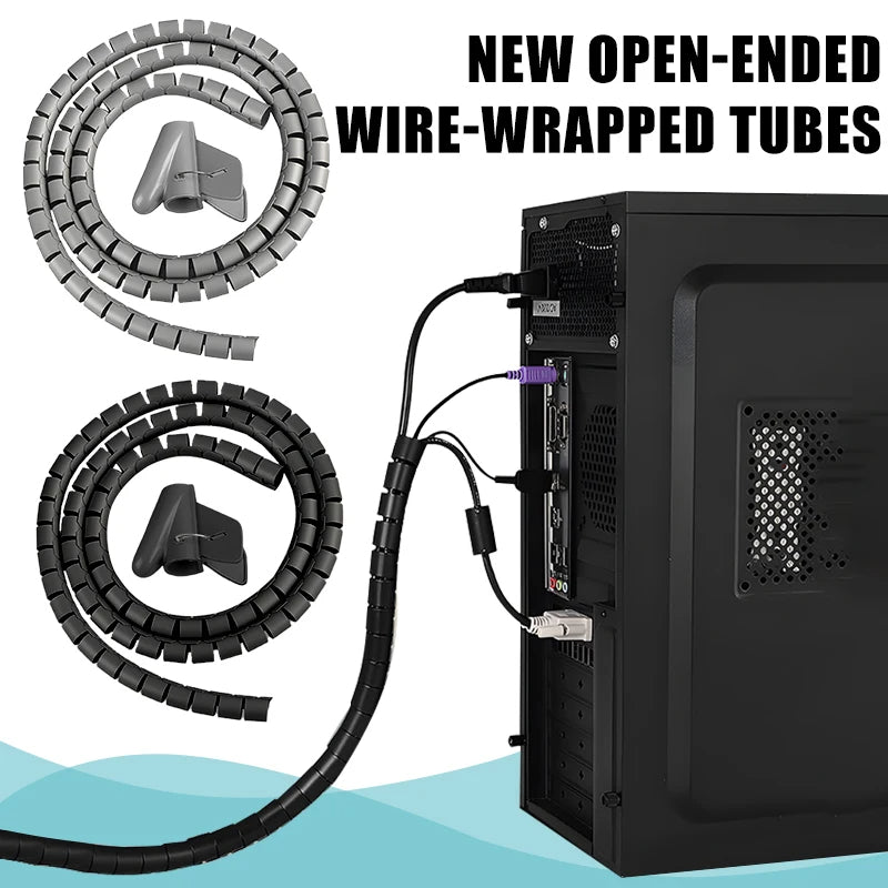 Cable management sleeve with zipper produckpk