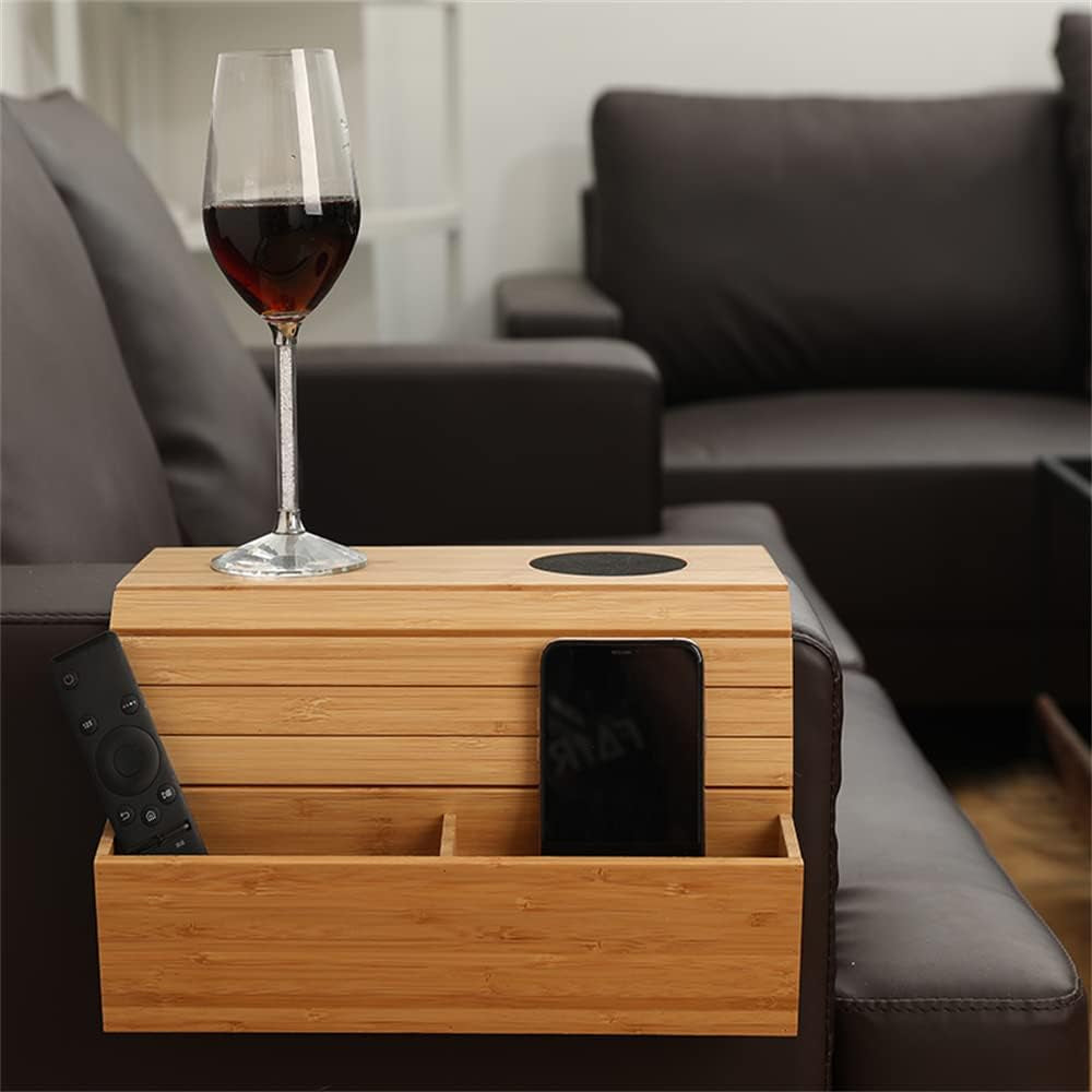 Sofa Side Foldable Cup Holder Tray Organizer