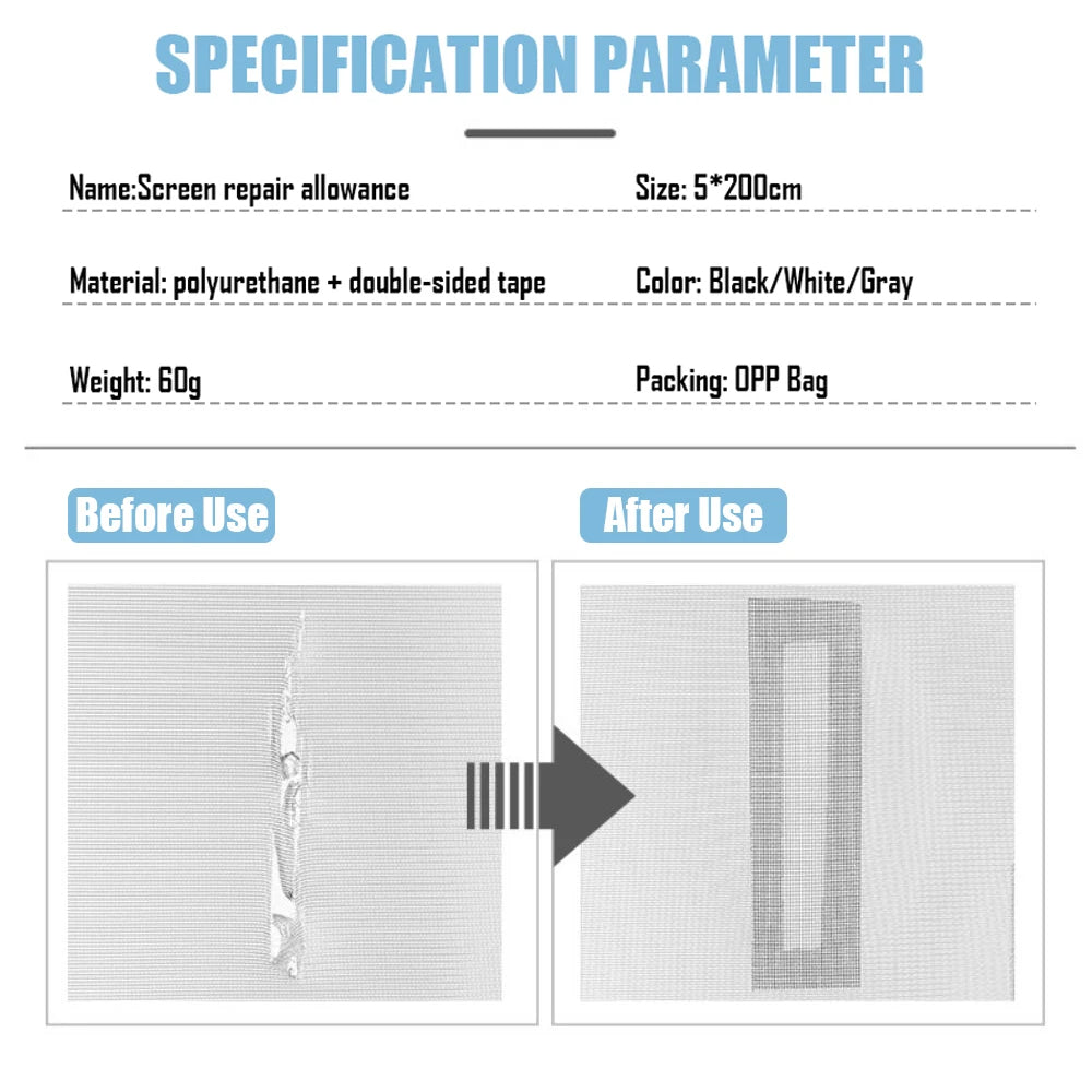 Strong Adhesive Screen Repair Tape