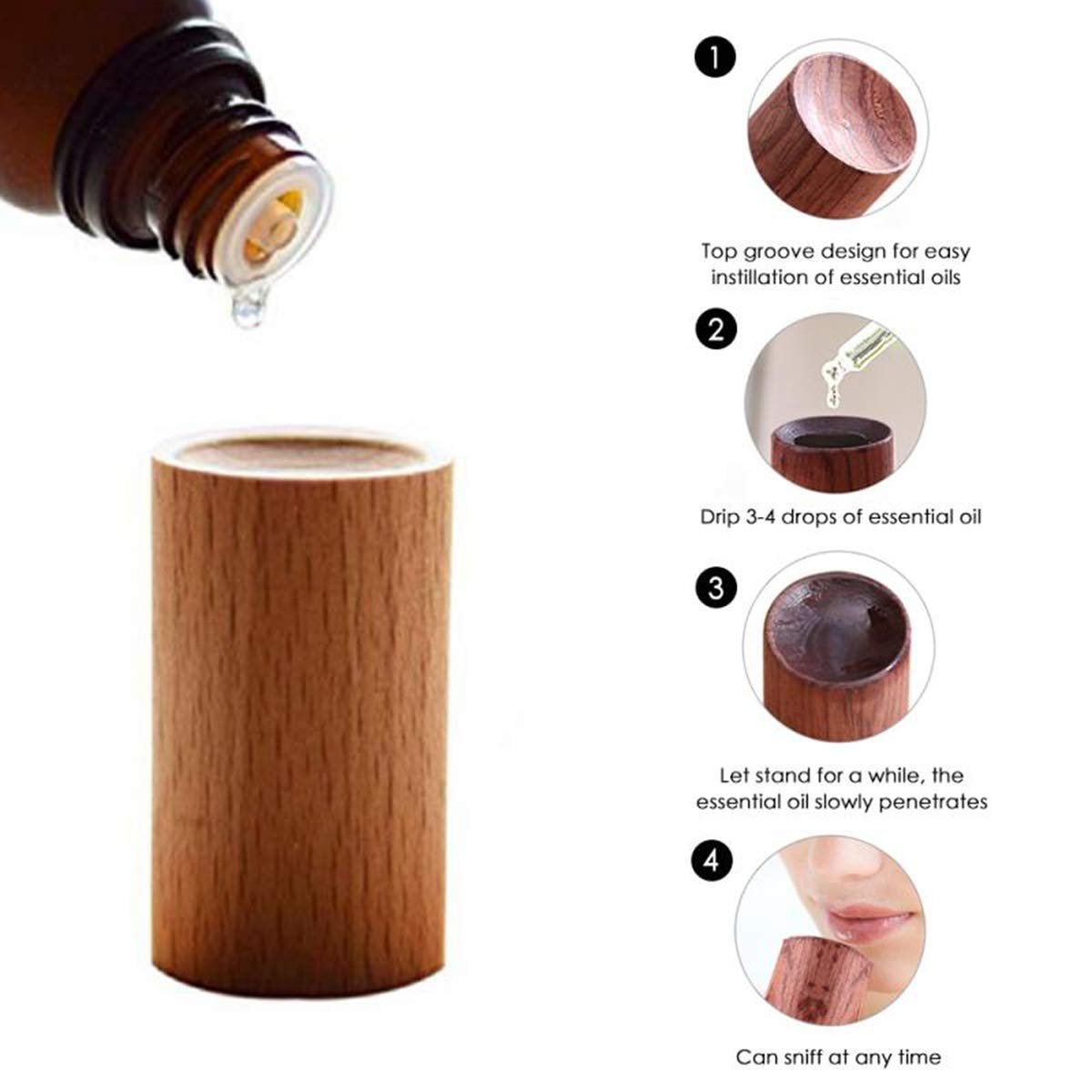 Wooden Essential Oil Diffuser ( 5PCS ) – produckpk