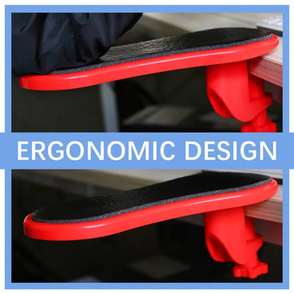 Desktop computer armrest adjustable wrist support pad