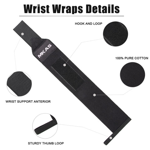 Gym Wrist Wraps Fitness Straps