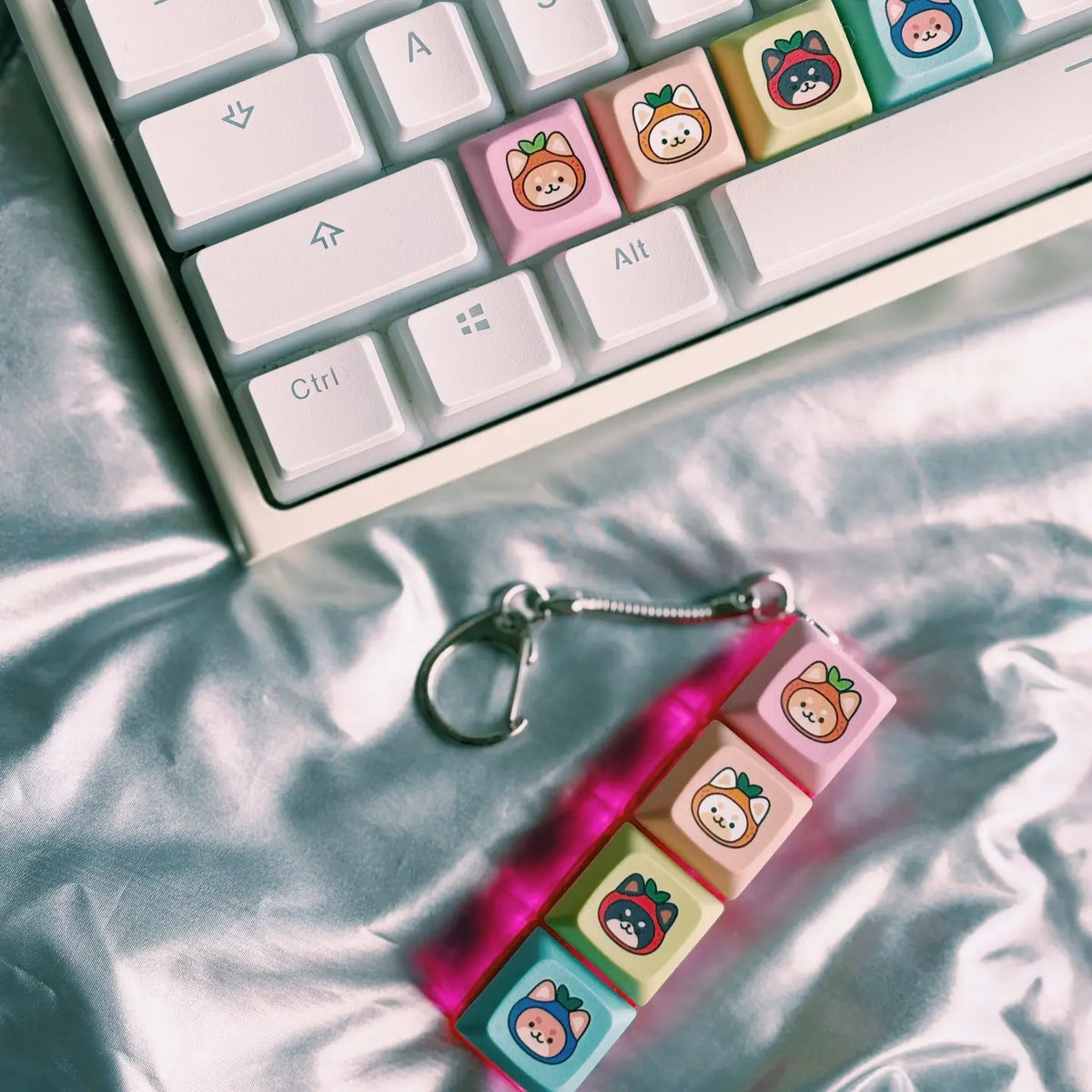 Mini Mechanical Keyboard Keychain