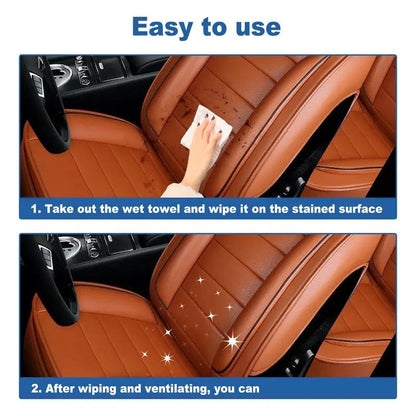 Car interior cleaning and polishing wipes (PACK OF 80)