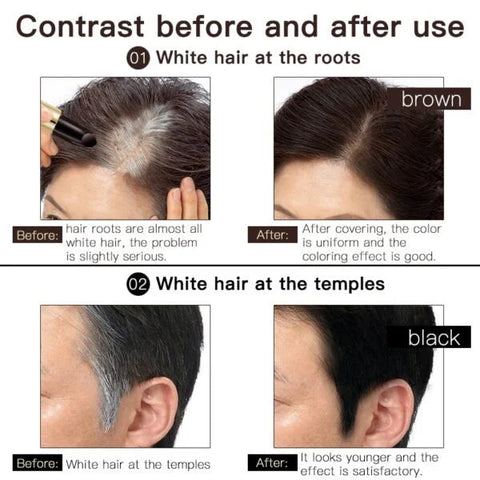 Long Lasting + Water Proof Hair Comb Dye Pen