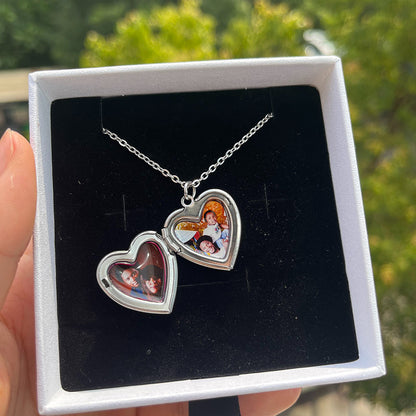 Stainless Steel Heart Jeweley Necklace for Women