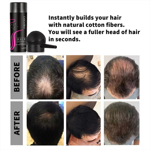 Natural hair fiber spray