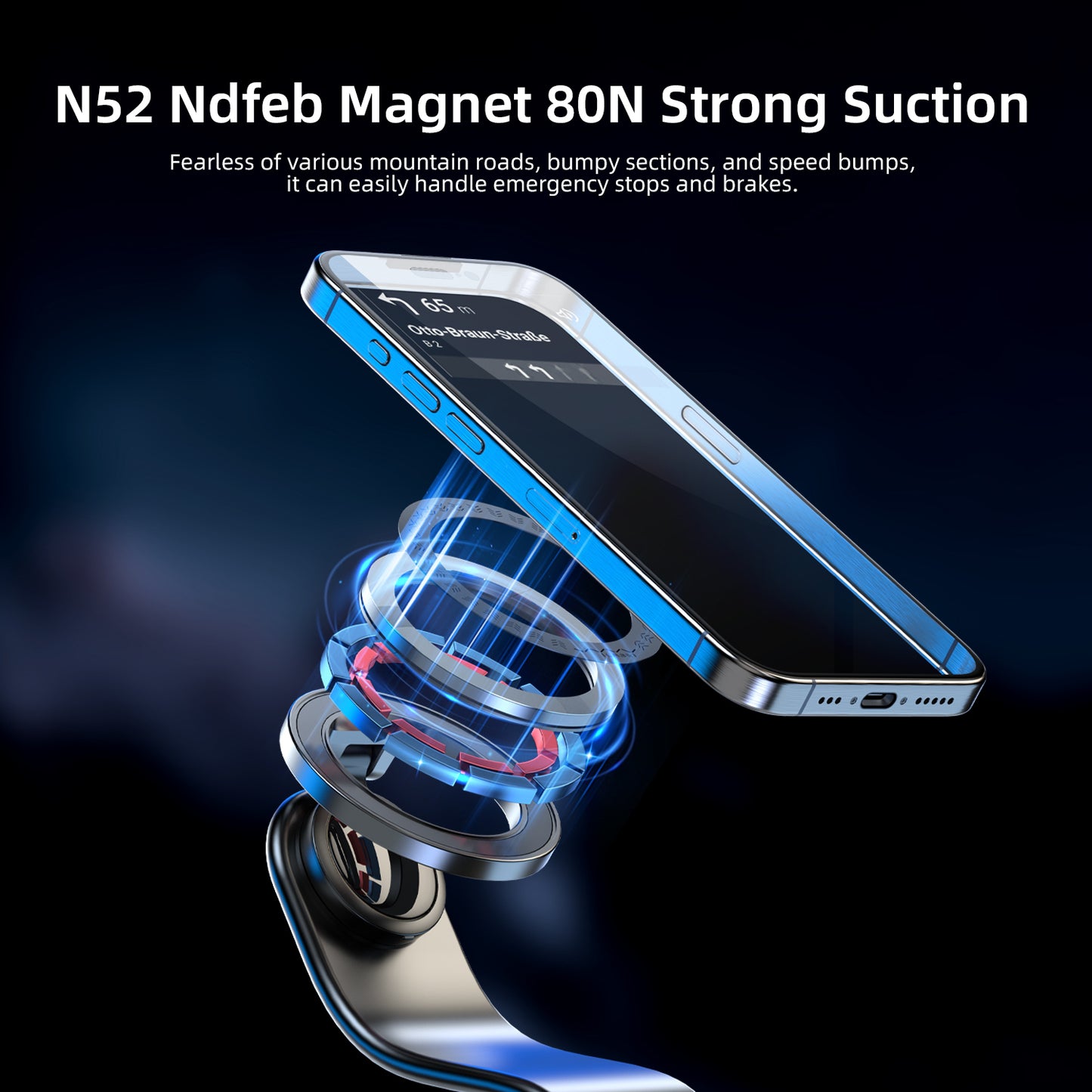 Foldable Magnetic Car Holder