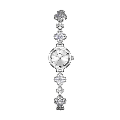 Women Luxury Diamond Shape Wristwatch