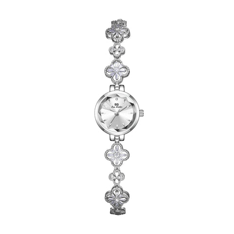 Women Luxury Diamond Shape Wristwatch