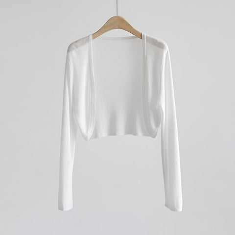 women's sunscreen ice silk knitted top