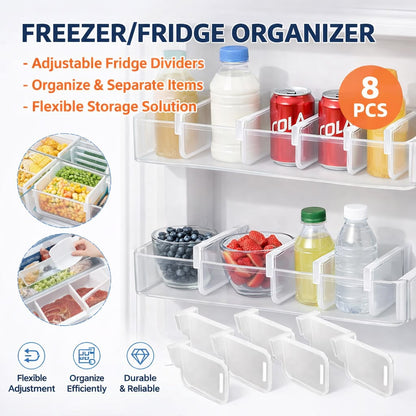 Premium Adjustable Refrigerator Organizer