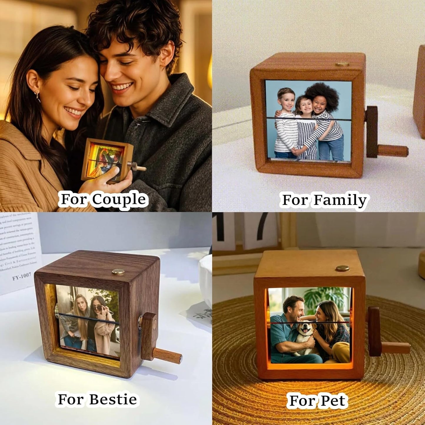 Hand-Cranked UV Printed Photo Album