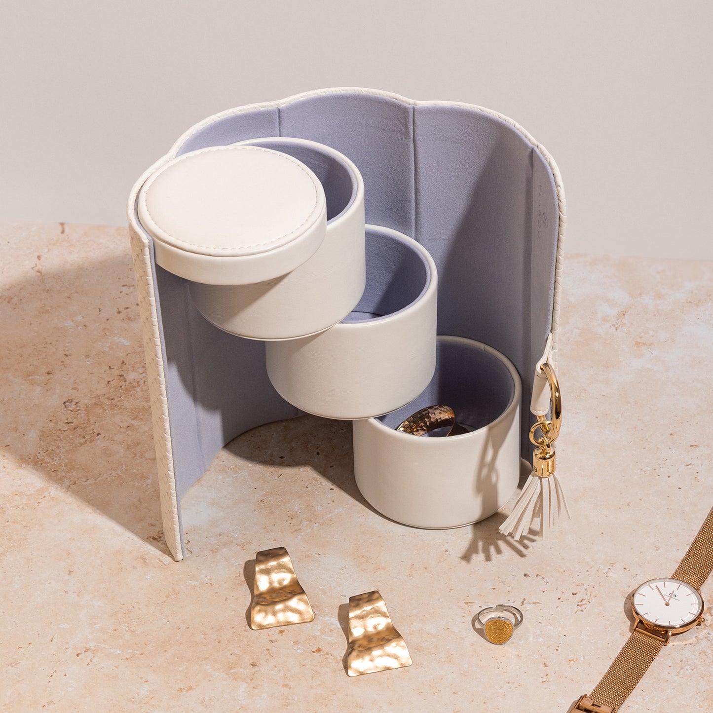Tiny Travel Jewelry Roll