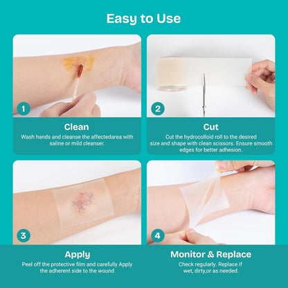 Hydrocolloid Patch Bandages for Wound & Acne Care