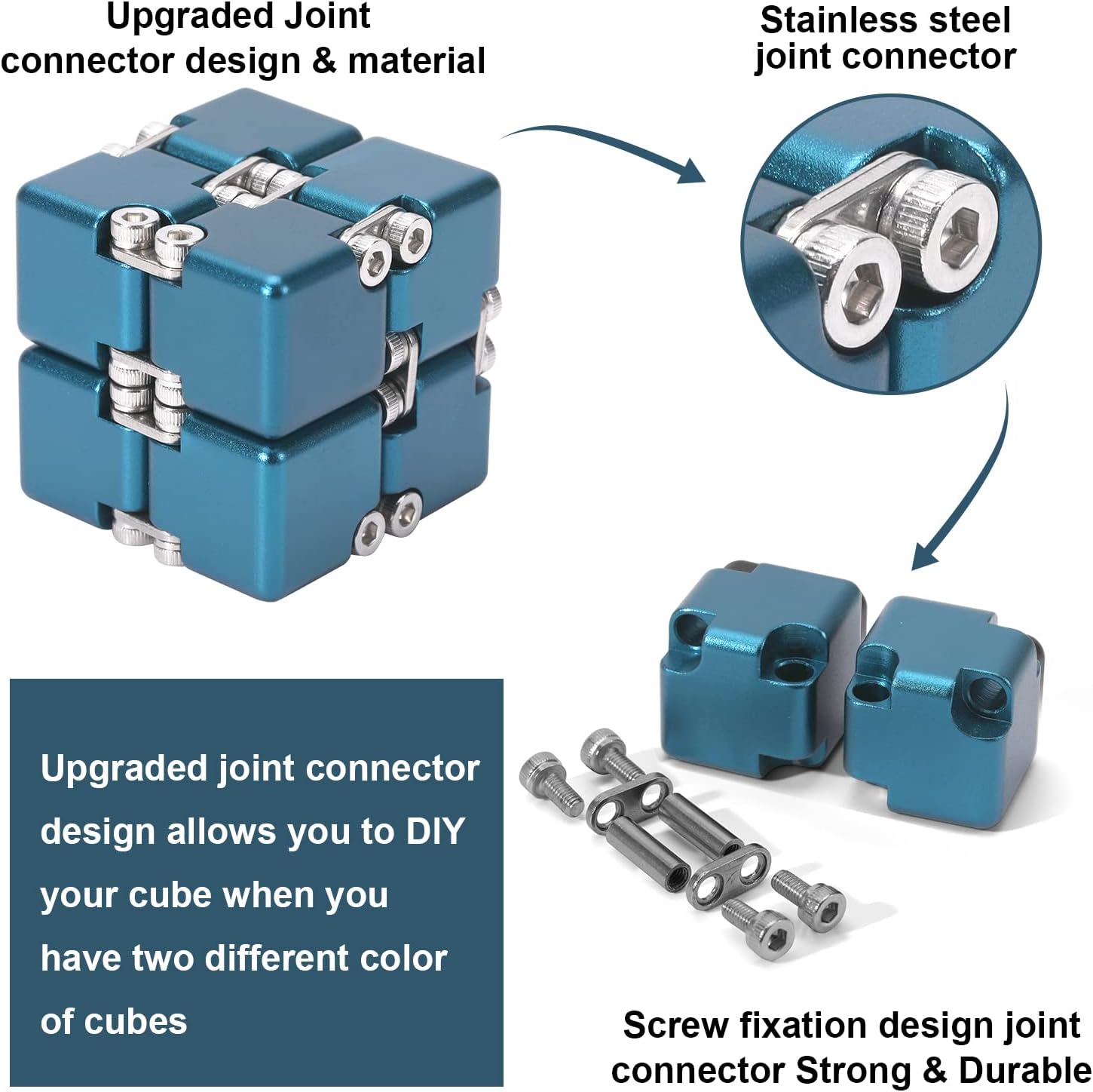 Metal Infinity 3D Cube produckpk