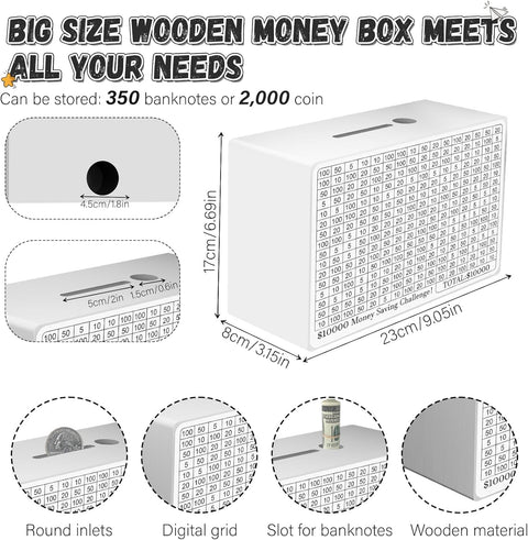 Money Box with Counting Target
