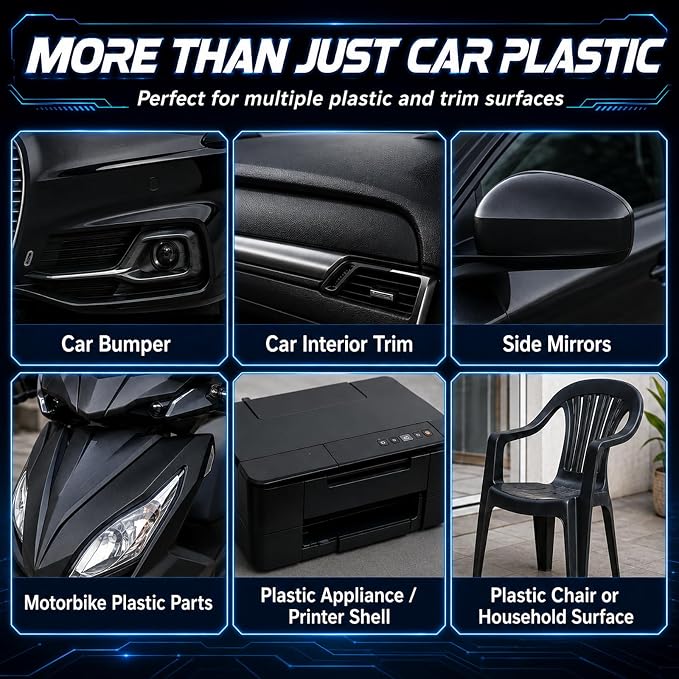 AutoRevive™ – Brings old plastic & rubber back to life