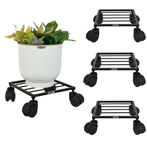 Rozy Wheel Pot Stands for Planters