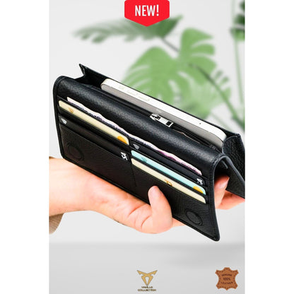 LEATHER LONG WALLET FOR MEN