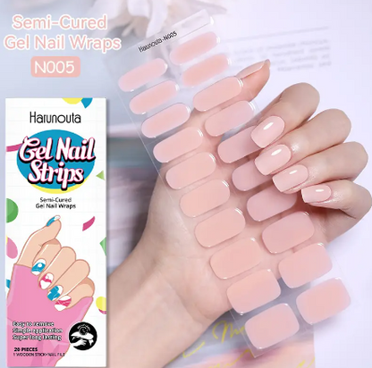 UV Gel Nail Stickers (Sheet of 20)