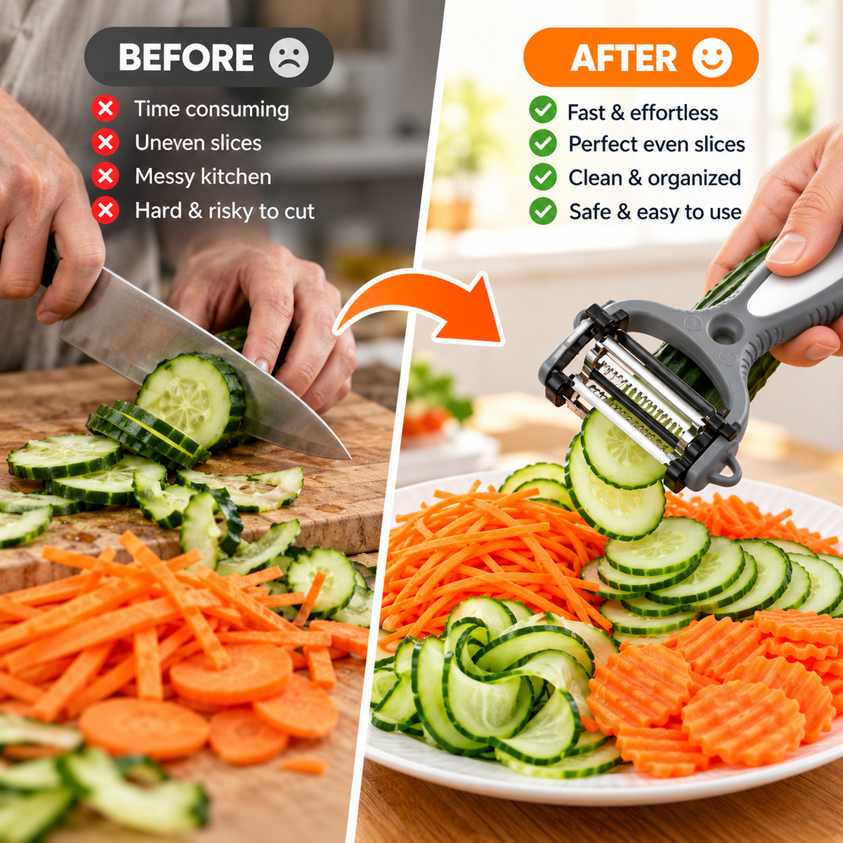 4-in-1 Multi-Function Vegetable Peeler