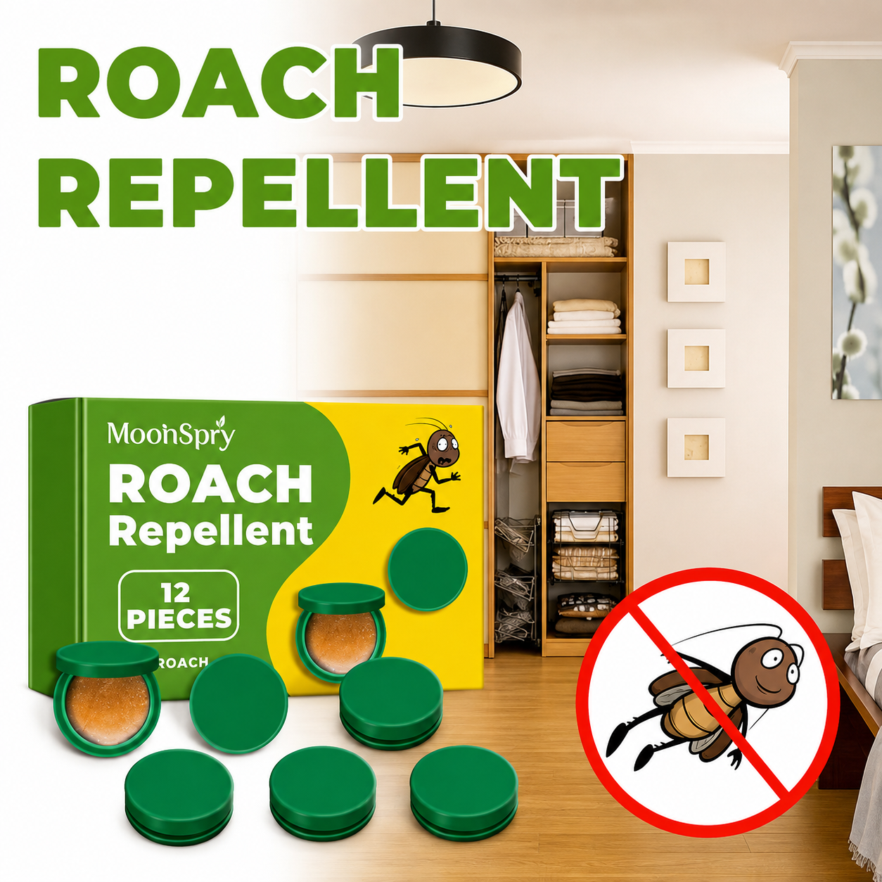 Roach Repellent Tablets – Keep Cockroaches Away🪳