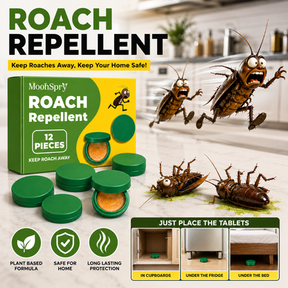 Roach Repellent Tablets – Keep Cockroaches Away🪳