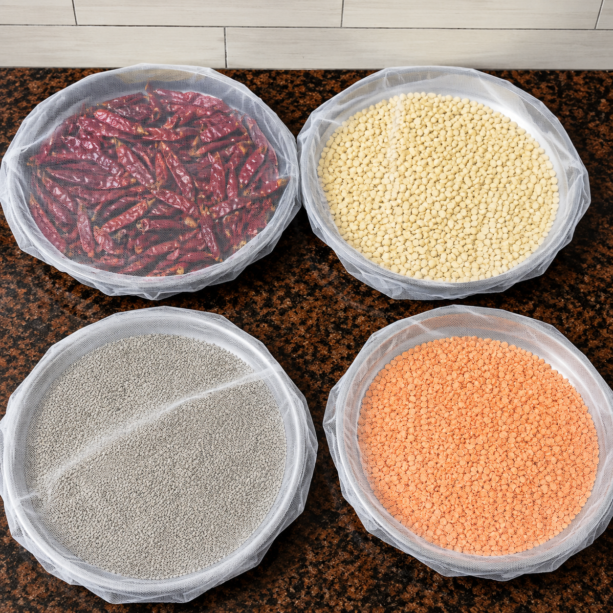 Masala Drying Net Covers