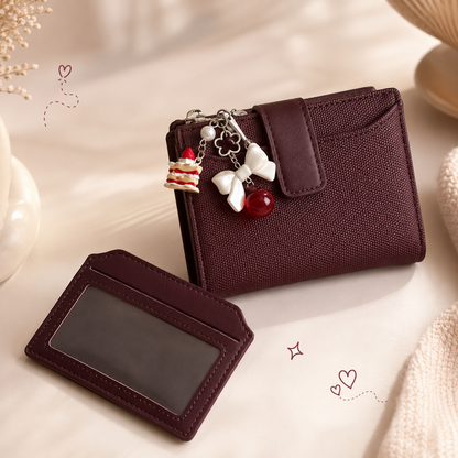 Premium Trifold Wallet – Turkish Imported 🎀🍒