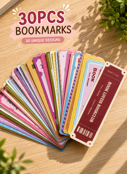Aesthetic Book Lover Bookmarks Set