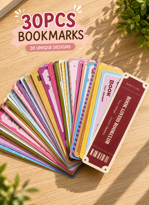 Aesthetic Book Lover Bookmarks Set