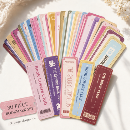 Aesthetic Book Lover Bookmarks Set