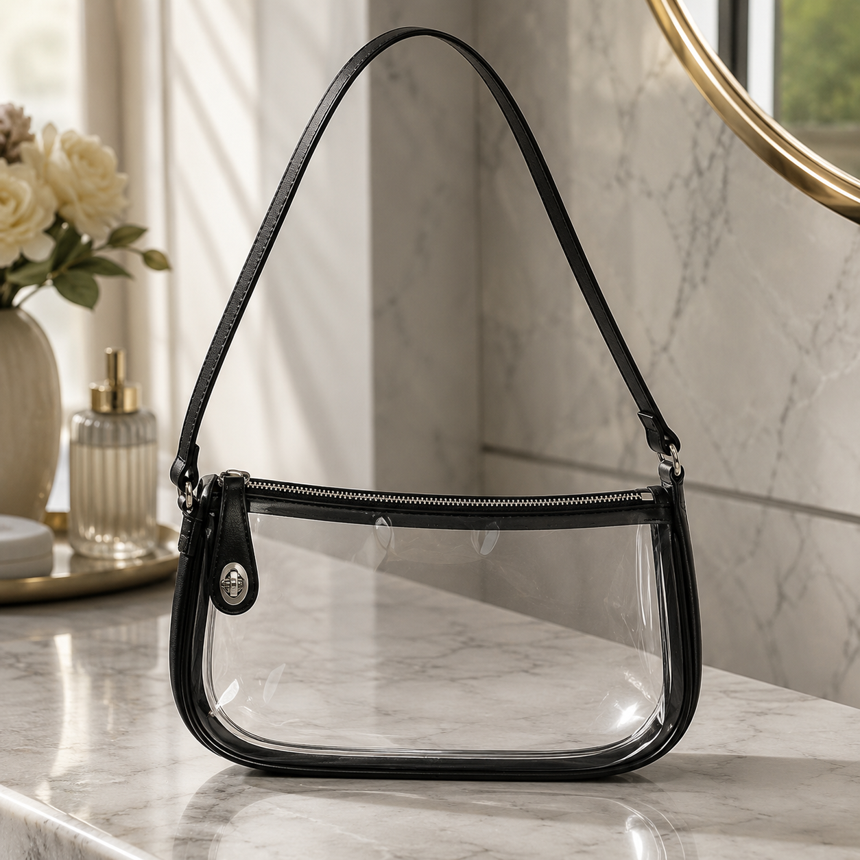 Crystal Clear Crossbody Bag