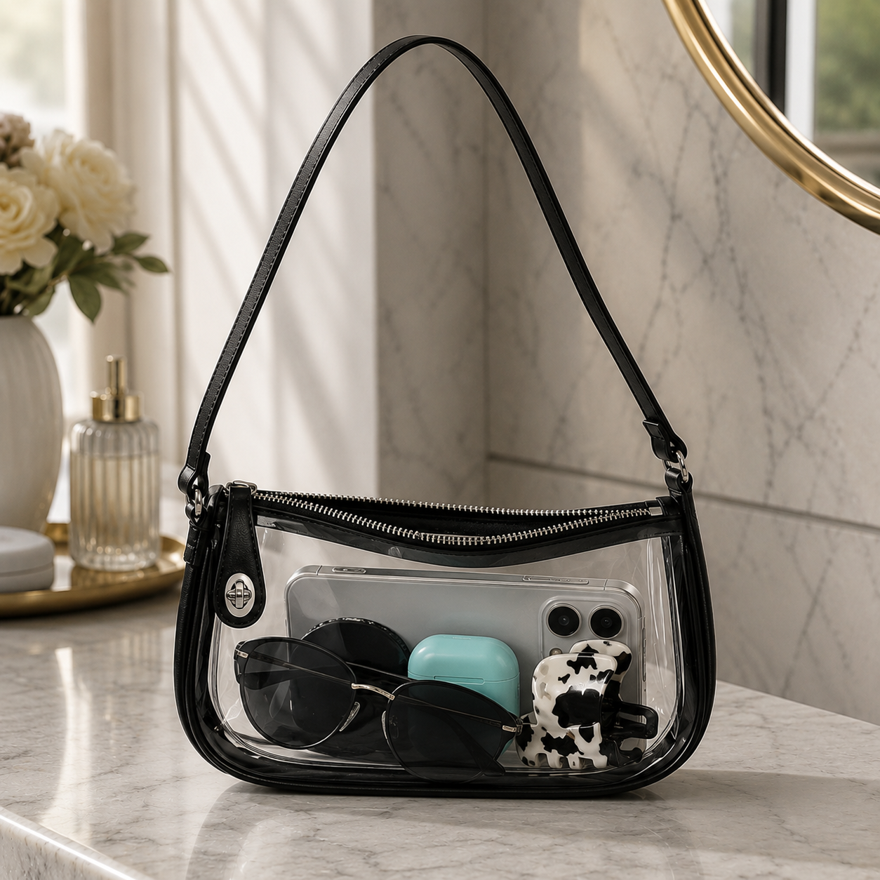 Crystal Clear Crossbody Bag