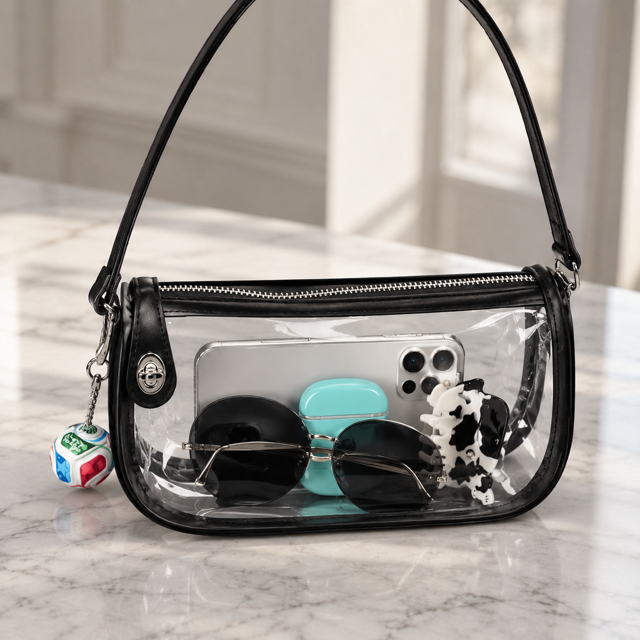 Crystal Clear Crossbody Bag