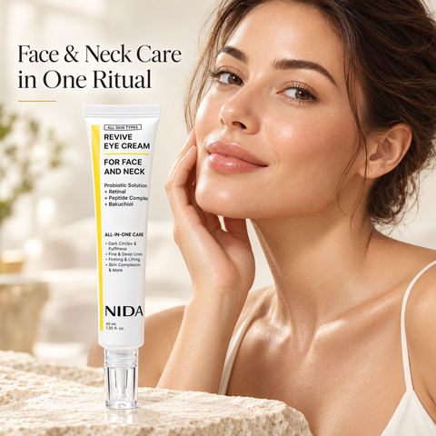 ✨ NIDA Revive Eye, Face & Neck Renewal Cream 👁️💖