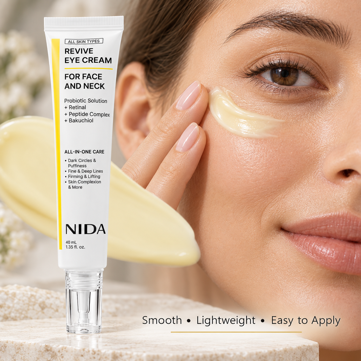 NIDA Revive Eye Cream for Face & Neck 👁️💖