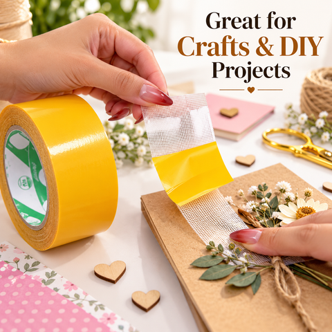 Heavy-Duty Double-Sided Mesh Fixing Tape 🛠️📏