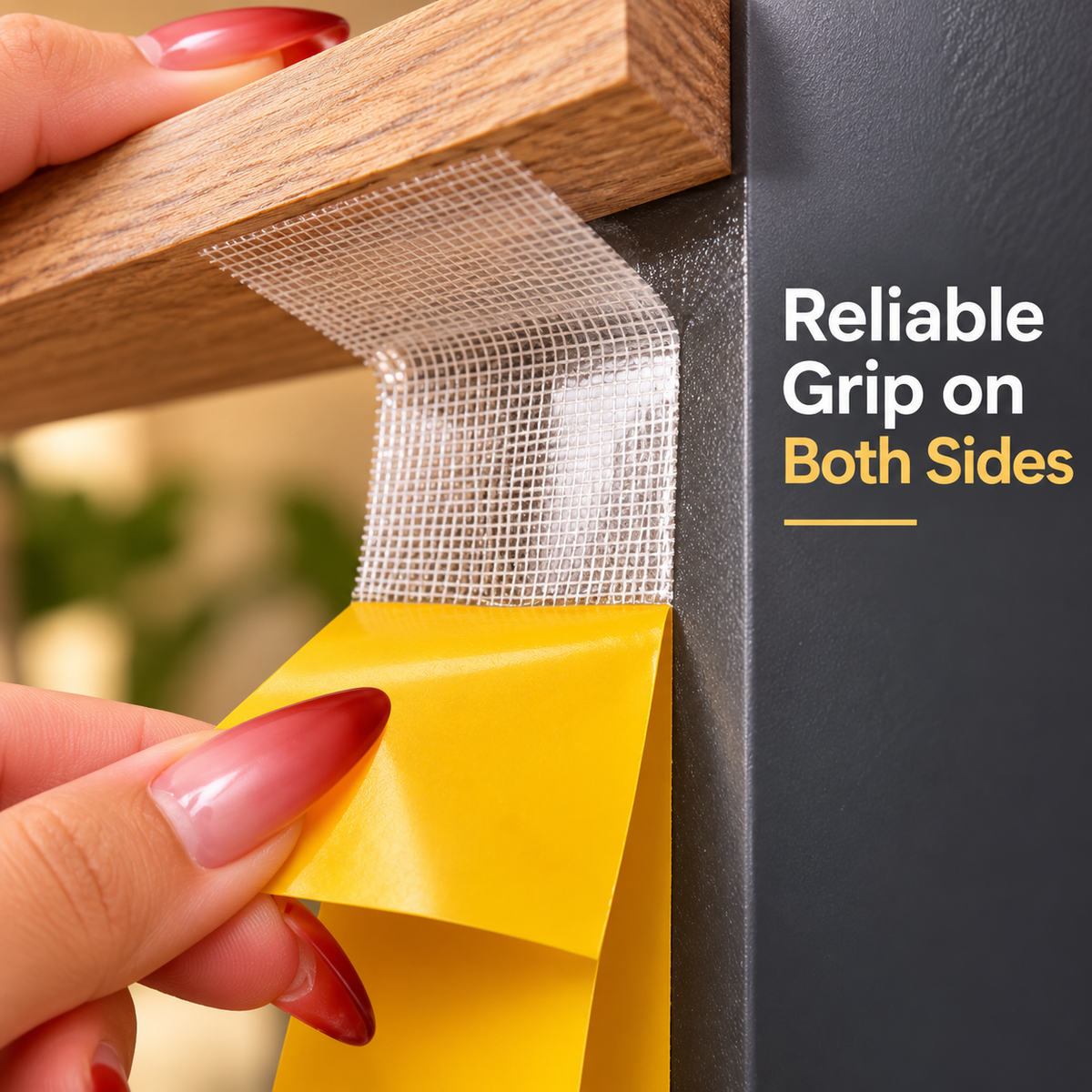 Heavy-Duty Double-Sided Mesh Fixing Tape 🛠️📏