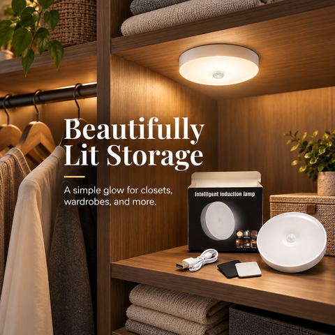 GlowSense Motion Sensor Night Light ✨