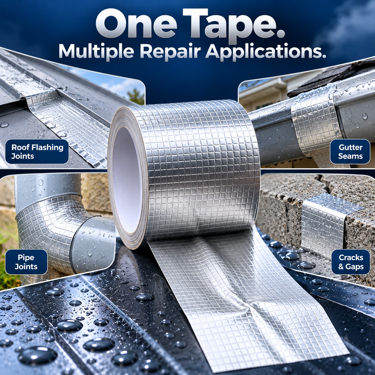 💧 AquaShield Heavy-Duty Waterproof Repair Tape