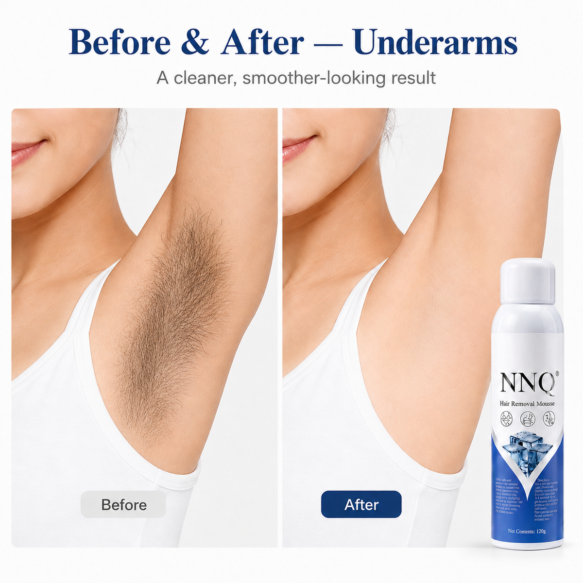 NNQ hair Removal Spray for Men & Women