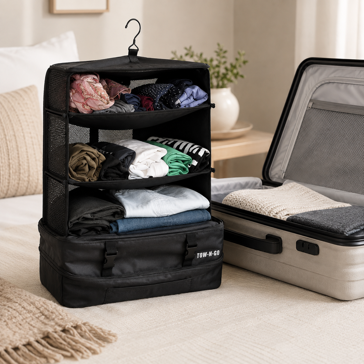 Foldable Packing Shelf Organizer