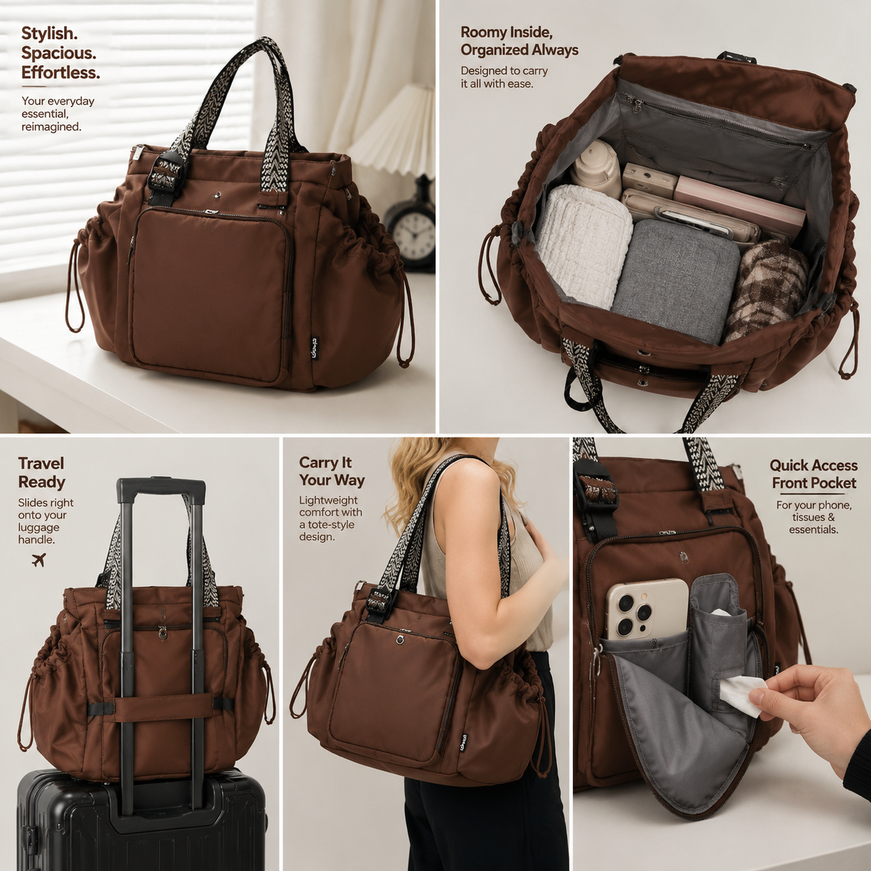 Convertible Travel Tote Backpack