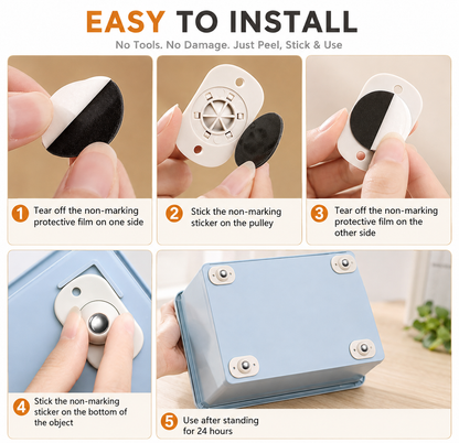MoveEase 360° Caster Wheels