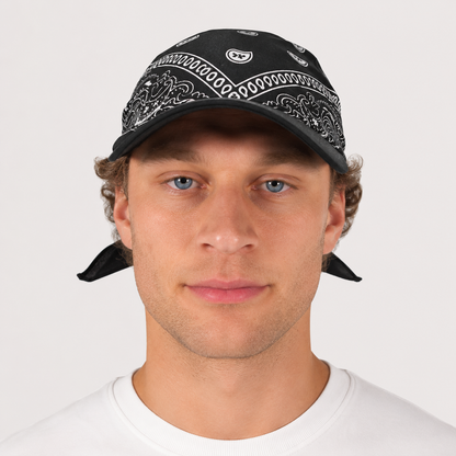 Unisex Cotton Bandana-Print Baseball Caps